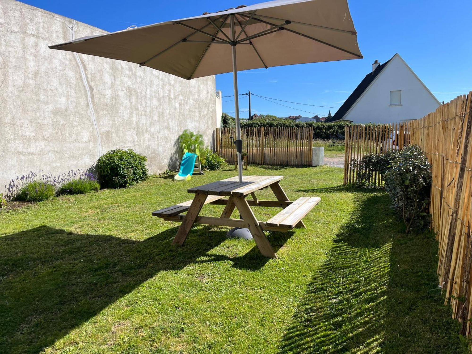 La Maison - Ambleteuse - Vue Sur Mer Et Jardin Exteriör bild