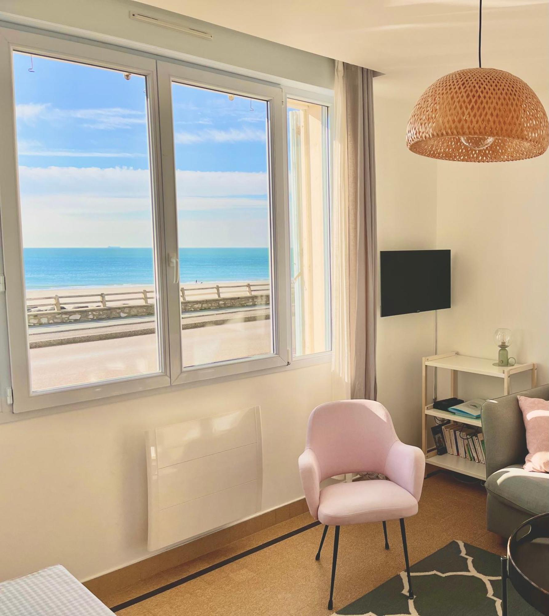La Maison - Ambleteuse - Vue Sur Mer Et Jardin Exteriör bild
